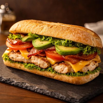Lenwich chickavo sandwich