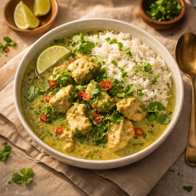 Leon green chicken curry