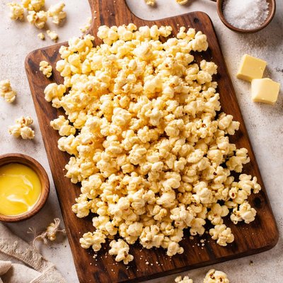 Lesserevil butter flavored popcorn