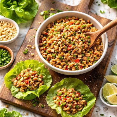 Lettuce wrap filling