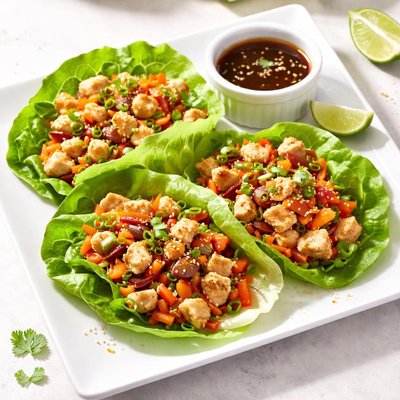 Lettuce wrap with chicken