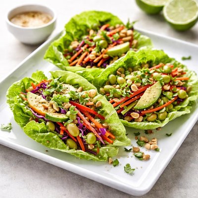 Lettuce wrap with vegetables