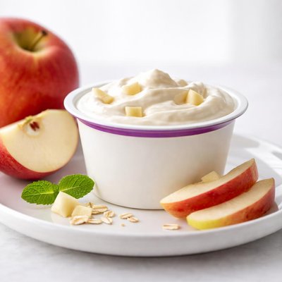 轻盈健康希腊苹果酸奶