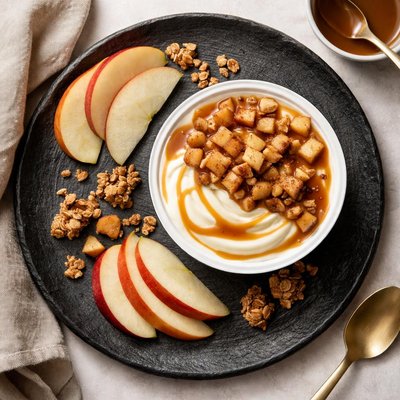 希腊酸奶焦糖苹果派