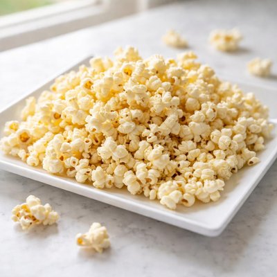 Light buttered popcorn