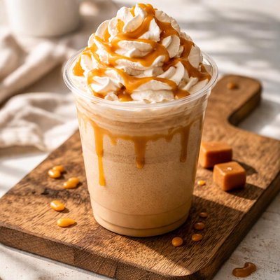 Light caramel frappuccino
