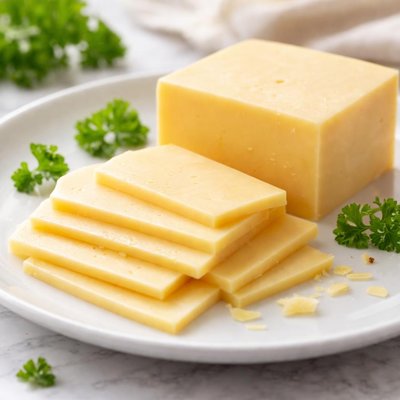 Light cheddar cheese