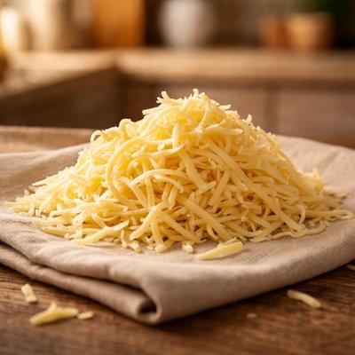 Light cheese shredded