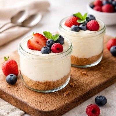 Light cheesecake mousse