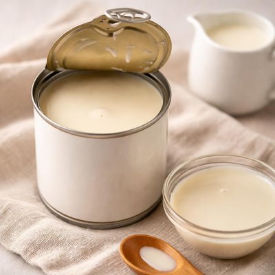 Light evaporated milk