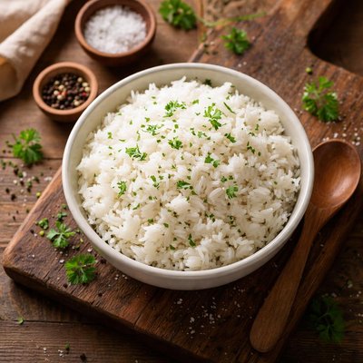 清淡白米饭