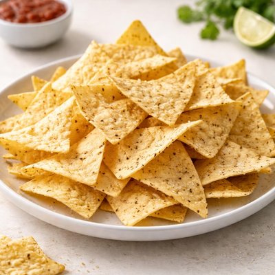 Lightly salted tortilla chips
