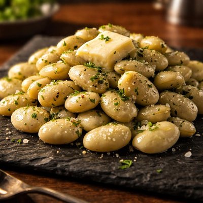 Lima beans with butter