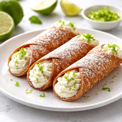 Lime cannoli