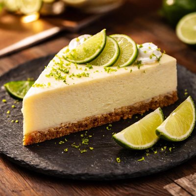 Lime cheesecake