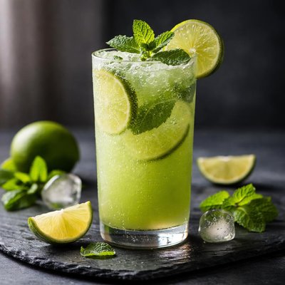Lime mint juice