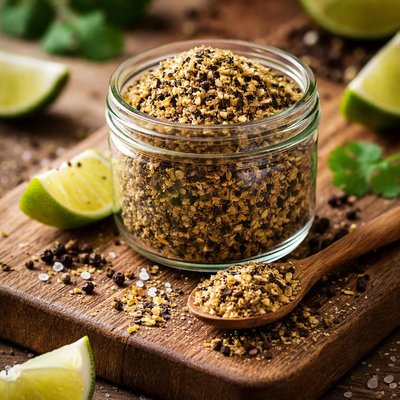Lime pepper seasoning