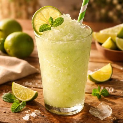 Lime slushy