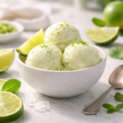 Lime sorbet