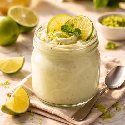 Lime yoghurt