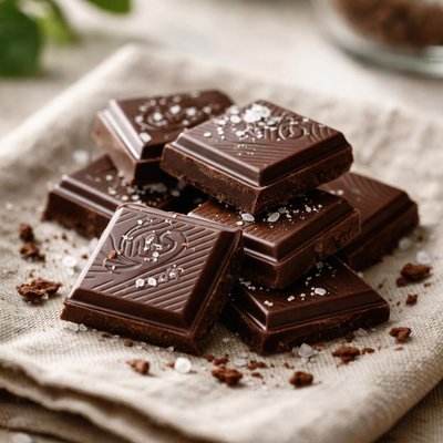 Lindt dark chocolate with salt