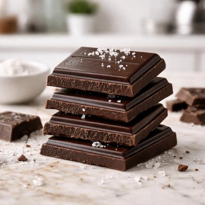 Lindt dark chocolate with sea salt