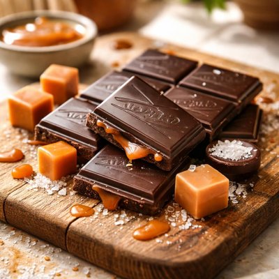 Lindt excellence dark chocolate caramel touch of sea salt