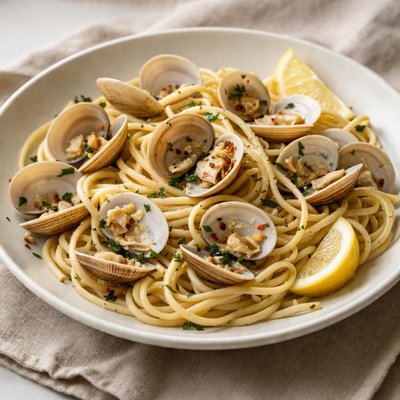 Linguini clams