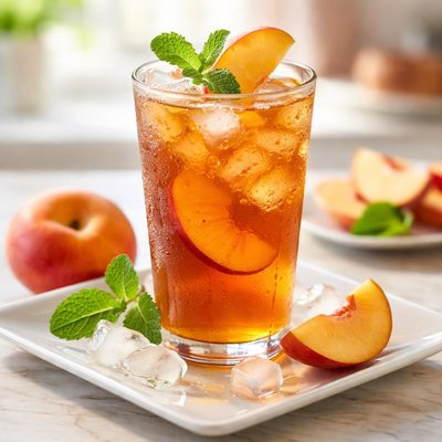 Lipton peach iced tea