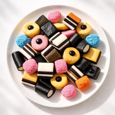 caramelle assortite alla liquirizia