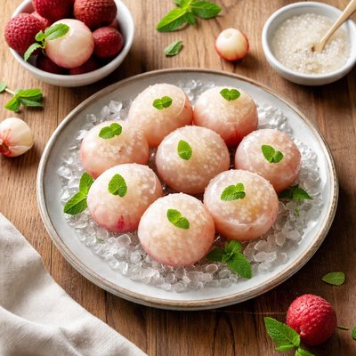Perle di litchi