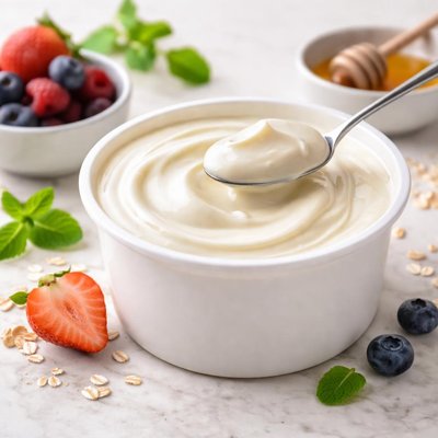 Live natural yogurt