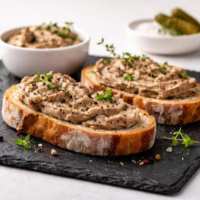 Liver pate on bread