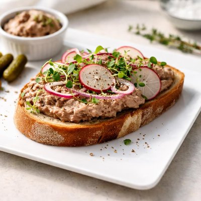 Liver pate sandwich