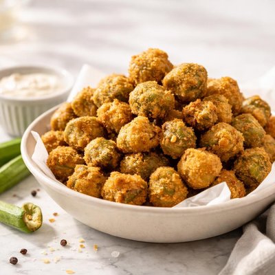 Lizard thicket fried oakra