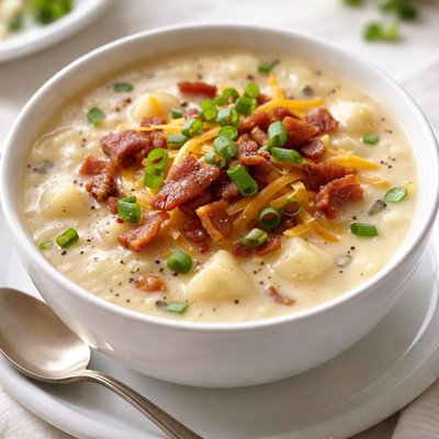 Loaded baked potato soup