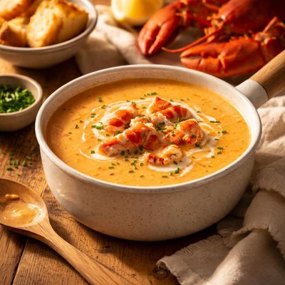 Lobster bisque sauce