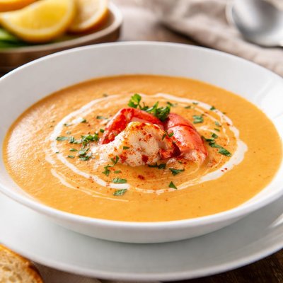 Lobster bisque soup