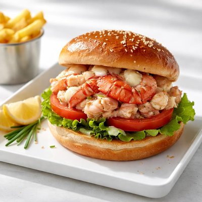 Lobster burger