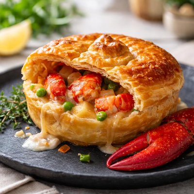 Lobster pot pie