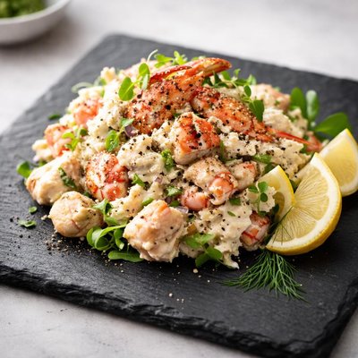 Lobster salad with mayo