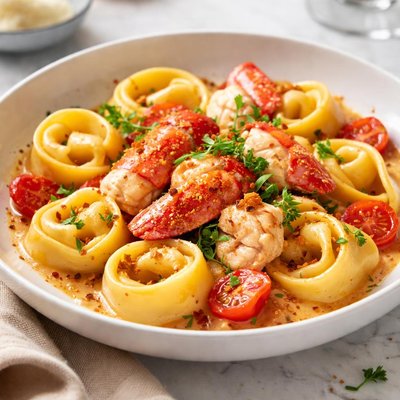 Lobster tortellini