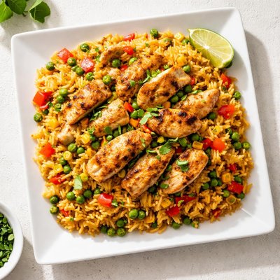 Loco rice with chicken