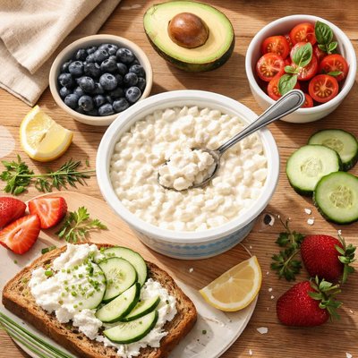 queso cottage bajo en grasa de Trader Joe's