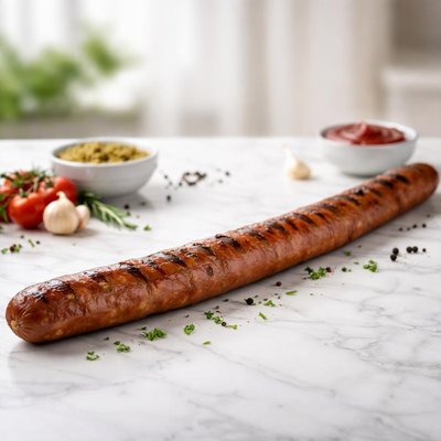 Long and skinny sausage