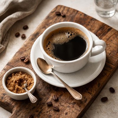Long black coffeee
