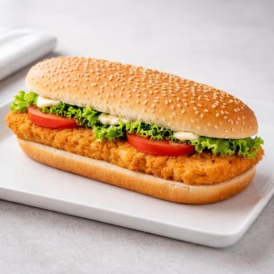 Long chicken burger king