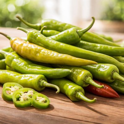Long hot peppers