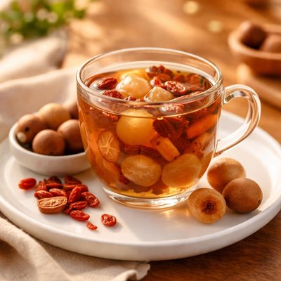 Longan tea