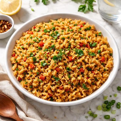 Longhorn seasoned rice